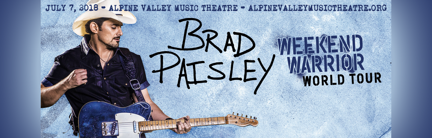 Brad Paisley, Hank Williams Jr. & Dan Tyminski at Alpine Valley Music Theatre