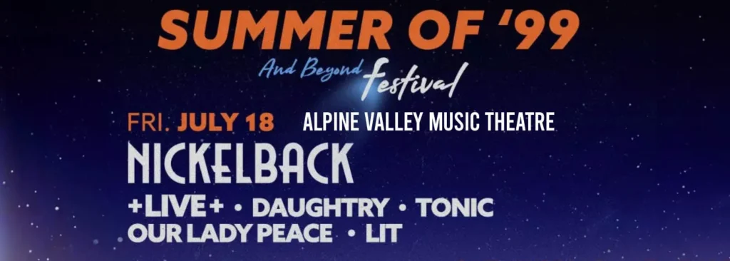 Summer of '99 and Beyond Festival at Alpine Valley Music Theatre